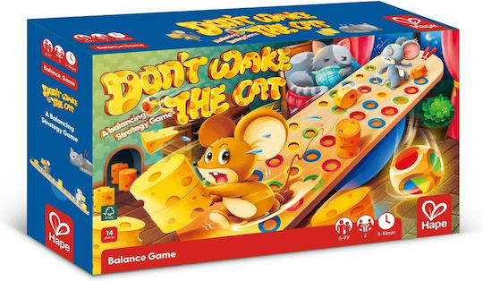 Настолна игра Don't Wake The Cat за 2 играчи 5+ години (EN) Hape