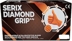 Serix Nitrile Examination Gloves Orange 50pcs