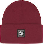 Element Beanie Beanie Knitted in Burgundy color