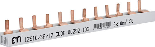 Busbar 12 Module Tip Pin 3p 100a Izs10 002921102 Eti