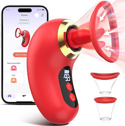 Smd Red Velvet Clitoral Sucking Licking Vibrator App Αναρροφητής Κλειτορίδας Γλώσσα