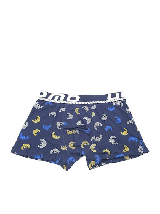 Topaki Herren Boxershorts Blau Maren mit Mustern