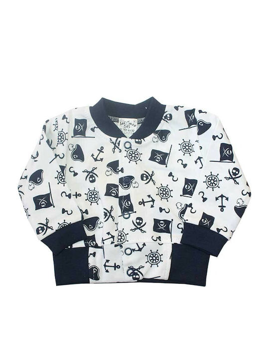 Salomea Kids Sweatshirt Cardigan White