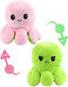 Reversible Octopus 27cm Green Pink