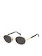 David Beckham Unisex Sunglasses with Brown Tartaruga Metal Frame and Gold Lens DB 1196/S RHL/IR
