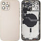 Apple iPhone 12 Pro Max Full Housing All Parts Vibra NFC Charging Connector Power Volume Flash Flex SIM Tray Gold Grade A