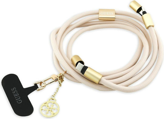 Guess Редовна USB 2.0 Кабел USB-C мъжки - USB-C мъжки 100W Бежов 1.5м (GUCCUCNY4GDE)