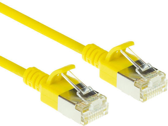 Intronics U/FTP (STP) Cat.6a Кабел за Ethernet мрежа 0.5м Жълт 1бр