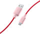 Cellular Line Regulär USB 2.0 auf Micro-USB-Kabel Rosa 1m 1Stück