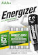 Energizer Επαναφορτιζόμενη Μπαταρία AAA 500mAh