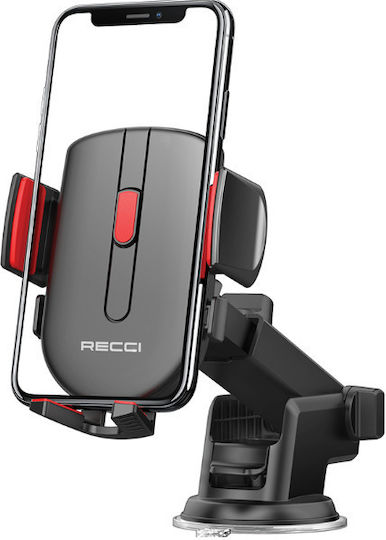 Recci Car Mobile Mount with Anti-Slip Surface Black