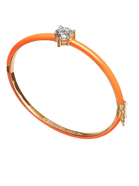 Chiara Ferragni Damentraubenschmuck aus Messing mit Zirkon 5.4cm Chiara Ferragni Damentraubenschmuck aus Messing mit Zirkon 5.4cm
