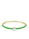 Chiara Ferragni Women's Brass Gold Plated Bracelet with Zircon 6cm