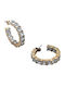 Chiara Ferragni Earrings Hoops Gold Plated with Stones