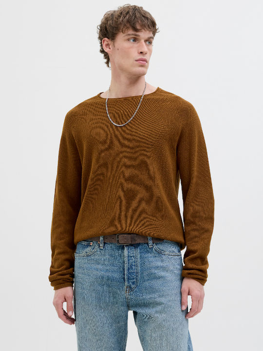 Jack & Jones Crew Neck Blouse Brown