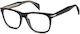 David Beckham Plastic Eyeglass Frame Black DB 1...