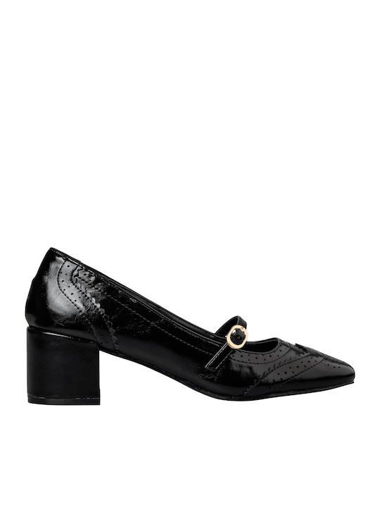 Envie Shoes Pantofi cu toc cu Curea Negre