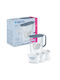 Brita Style Essential Plastic Jug Blue-Soft Grey with Filter 2400ml