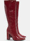 Women's Boots Burgundy