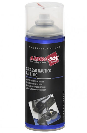 Ambrosol Грес Nautico Al Litio Спрей G003 Морска Литиева Грес 400ml