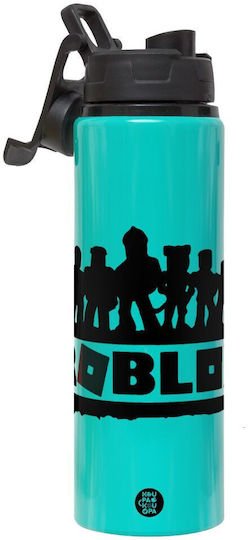 Koupakoupa Roblox Team Kinderflasche Aluminium mit Schraubverschluss Auslaufsicher 850ml