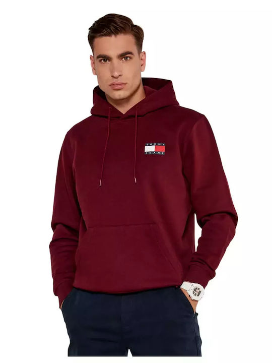 Tommy Hilfiger Hanorac cu Glugă Red