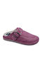 Anatomical Women's Slippers with Fur Pink