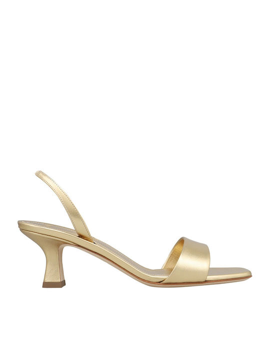Leather Sandals Gold