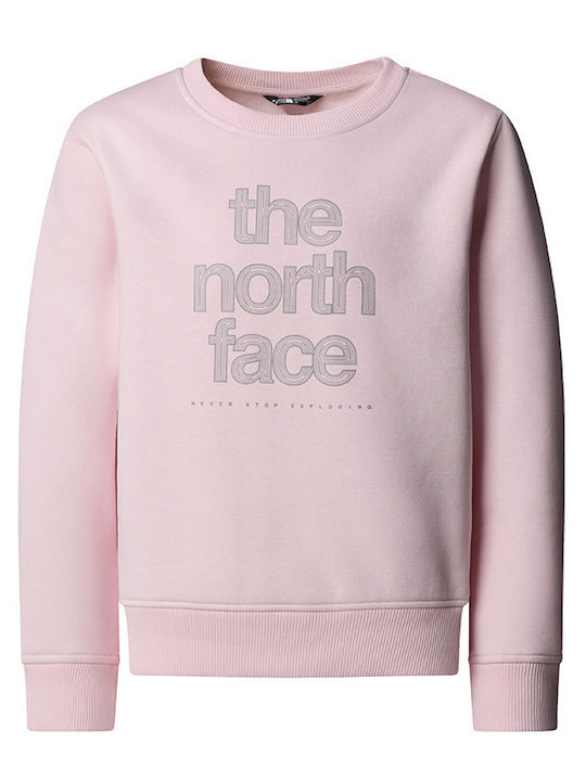 Kinder-Sweatshirt mit Kapuze Light Pink