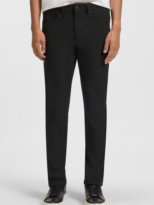 Boss Pantaloni Elastic Negru