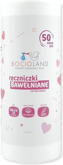 Bocioland Hipoalergenice Șervețele Umede pentru Bebeluși fără Alcool & Parabeni 50buc