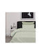 Astron Italy Sheet Sets Single 175x260cm. Emelia Olive 3pcs