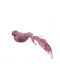 Hängendes Ornament Vogel Rosa 4x16cm