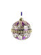 Hängendes Kugel Ornament Ornament Glas Lila 10cm