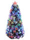 Weihnachtsbaum Höhe 180cm mit Faseroptik-Beleuchtung