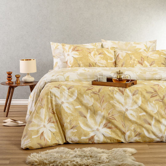 Melinen Υπέρδιπλη 225x245cm Giulia Ochre