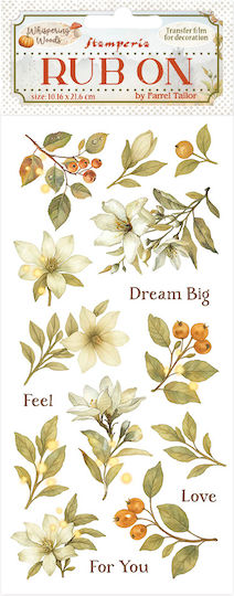 Халкомании Rub-on 10.16×21.6см Stamperia Whispering Woods Magnolia