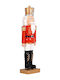 Fylliana Christmas Decorative Lead Soldier Fylliana Fl041 Polyresin Gold-Black-White-Red 12x8x40cm