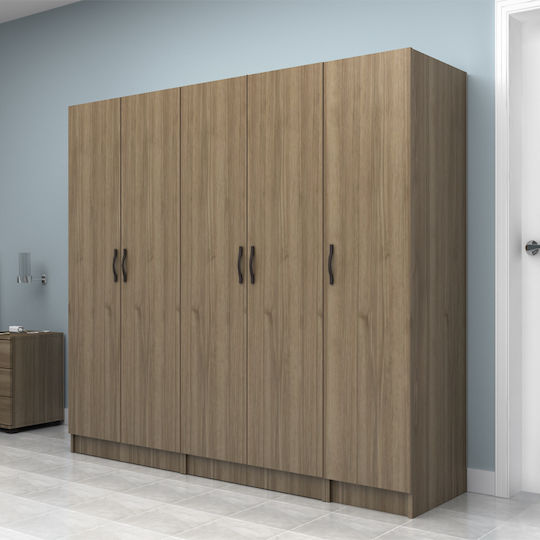 Cinci uși Vivian 200x51.8x181cm Nuci Cinci uși Vivian 200x51.8x181cm Nuci