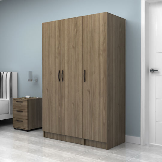 Triple Door Vivian 120x51.8x181cm Walnut Triple Door Vivian 120x51.8x181cm Walnut