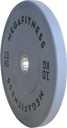 MegaFitness Bumper Hantelscheiben für Krafttraining 1 x 10kg Innendurchmesser Φ50mm