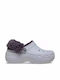 Crocs Saboti Classic Platform Pentru Femei Cu Blană Violet