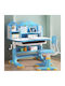 Kids Desk Blue 75.5x48.5x105cm