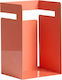 Βιβλιοστάτης Cube 438ctf1306 18x15,5x19cm Salmon Hanah Home Μέταλλο