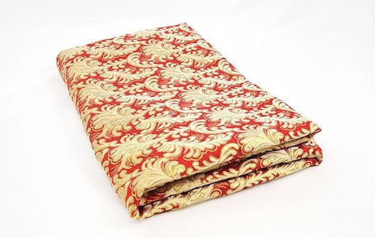 Ύφασμα Gold Zakar Finishing Κόκκινο-χρυσό 1.50 M X 2 M