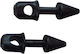Pathos Plastic Balls Tied Rubber 2pcs Black