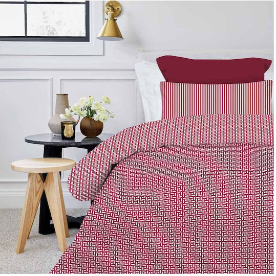 Astron Italy Maira Σετ Μονό 3τμχ 175x260εκ. Redwine