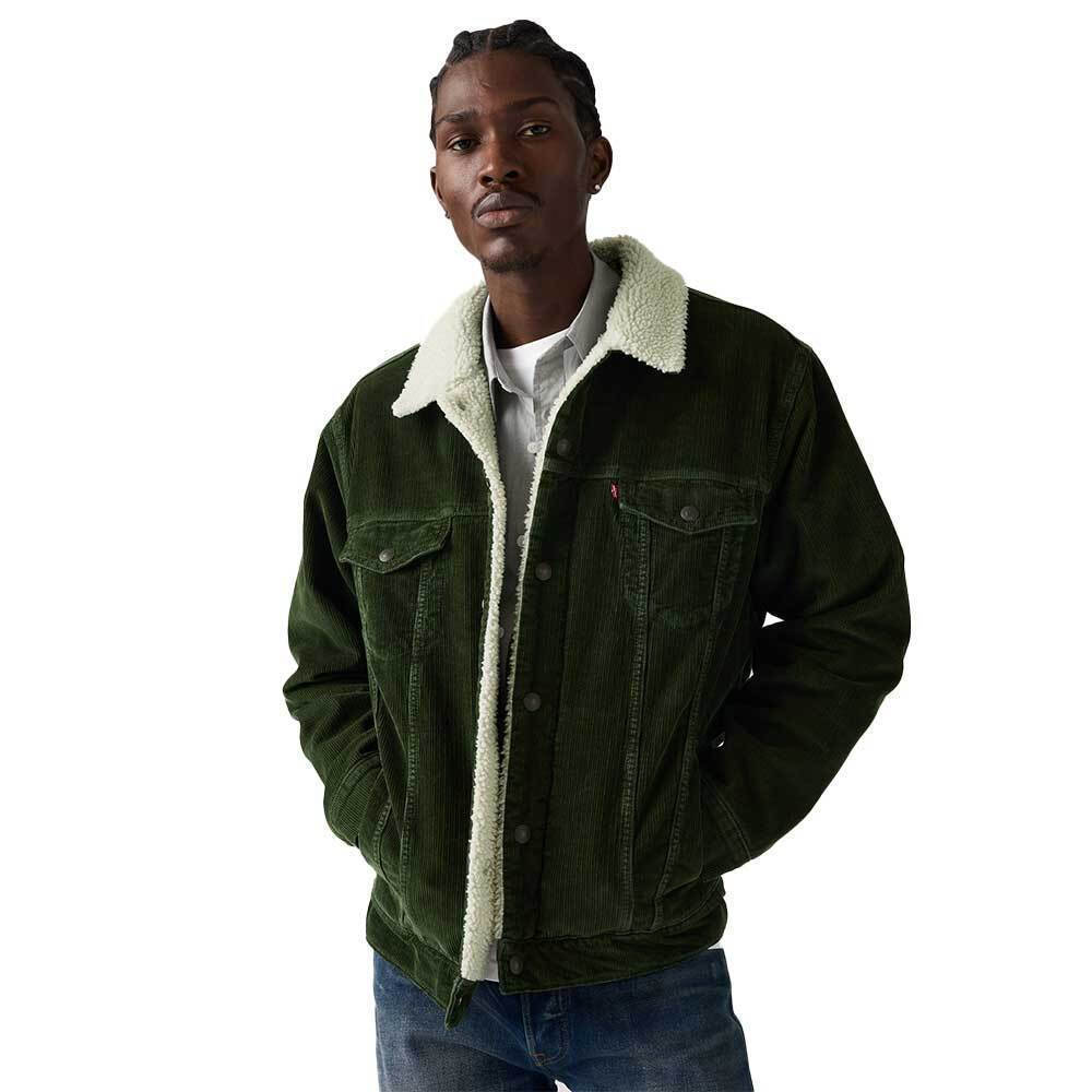Levi's Sherpa Trucker Jacket Green A57840027 | Skroutz.mt