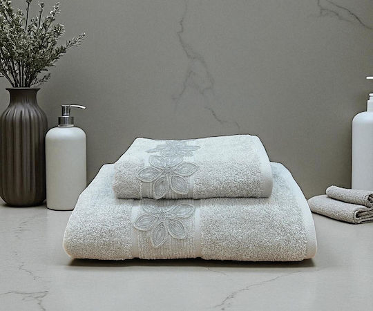 Linea Home Σετ 2τμχ Como Γκρι Βάρους 500gr/m²