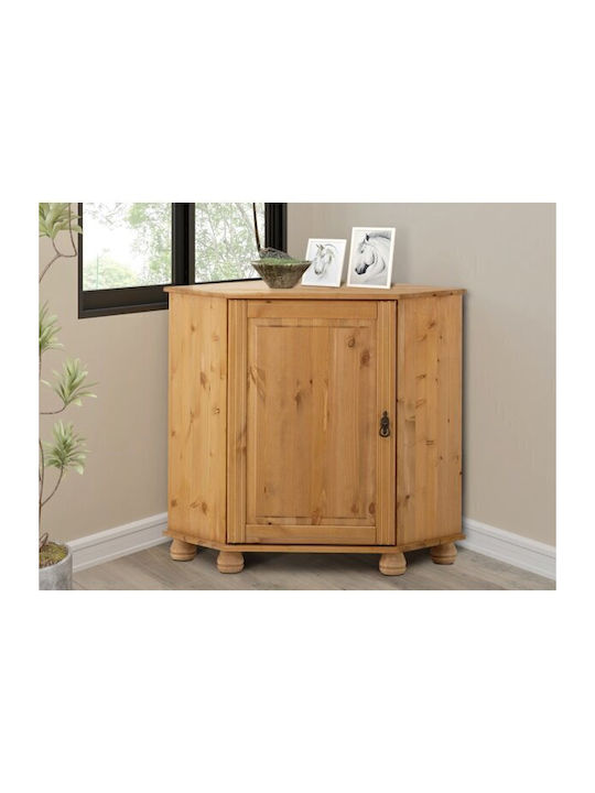 Sideboard Nolcore 105 made of Solid Wood & Metal Open Café 50x33x78cm